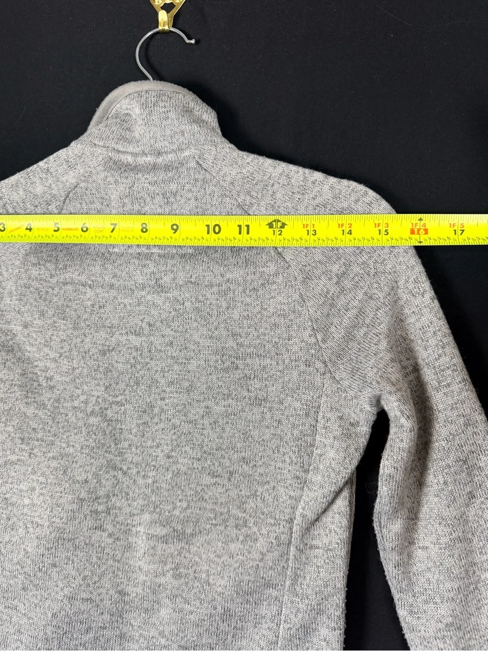Southern Marsh sweater jacket Boy Youth S Full-Zip Light Gray Pockets Mock Neck